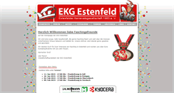 Desktop Screenshot of ekg-estenfeld.de