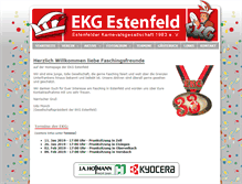 Tablet Screenshot of ekg-estenfeld.de